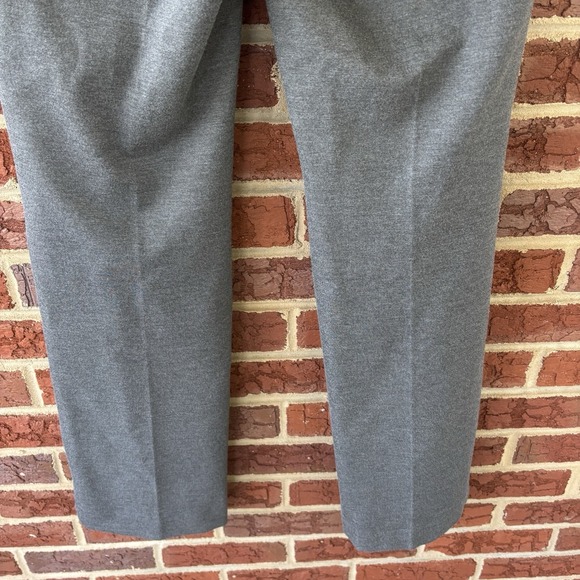 Talbots Soho Dress Pants Women's 6 Dark Gray Ponte Knit Straight Leg Office Wear - Picture 6 of 6